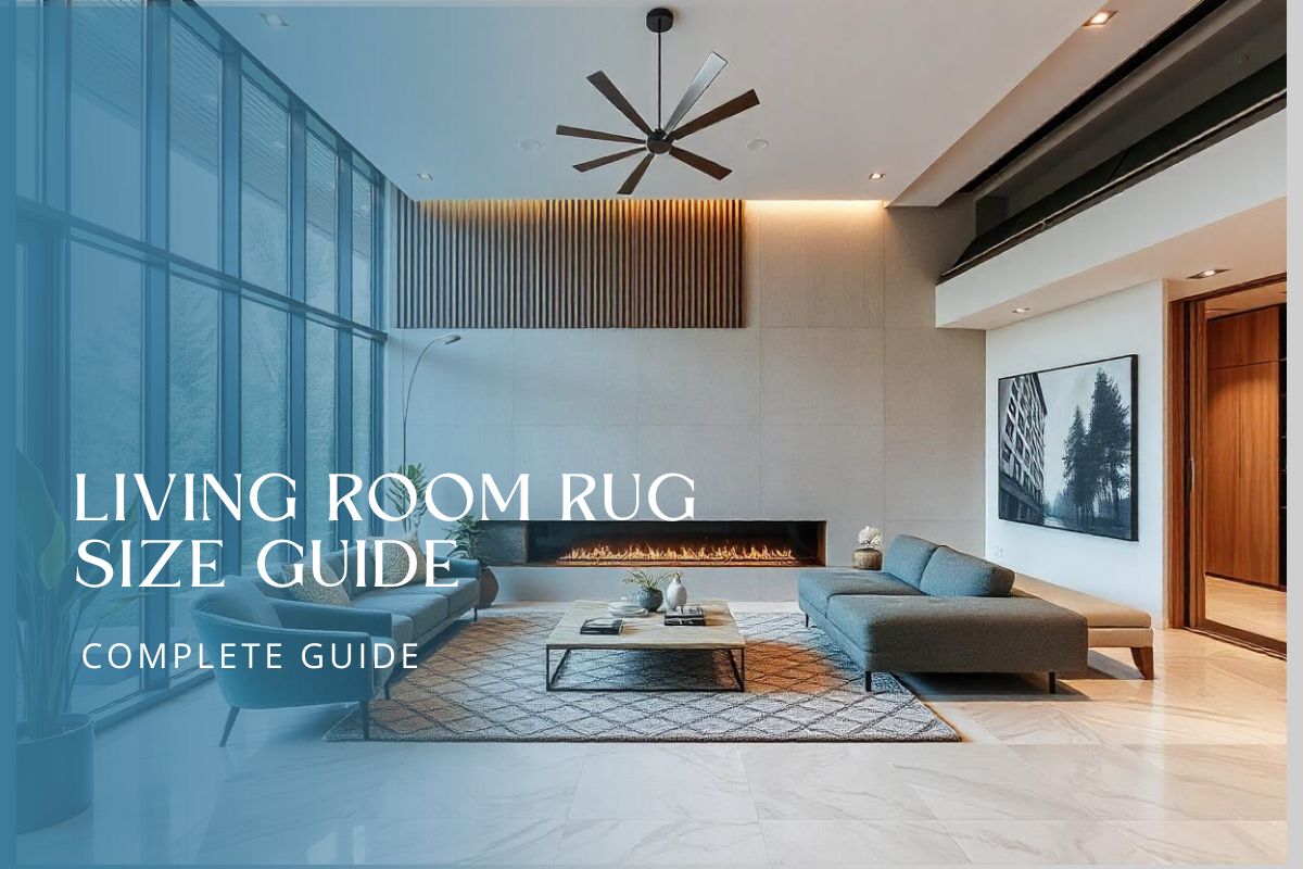 living room rug size guide