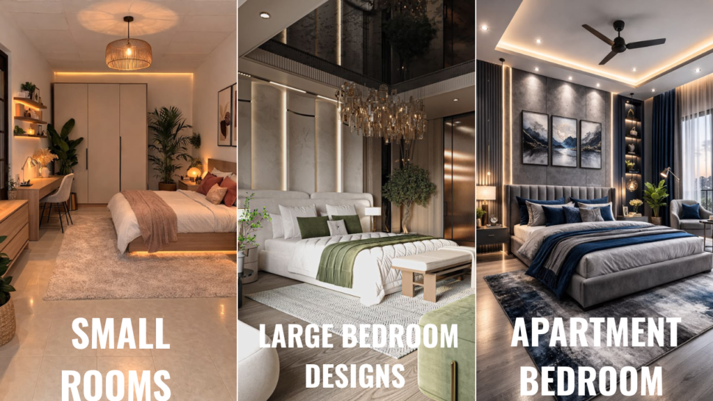 small large & apartment room designs